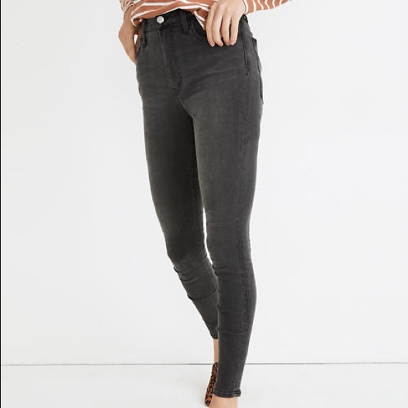 Madewell Denim - Madewell Roadtripper black skinny jeans EUC